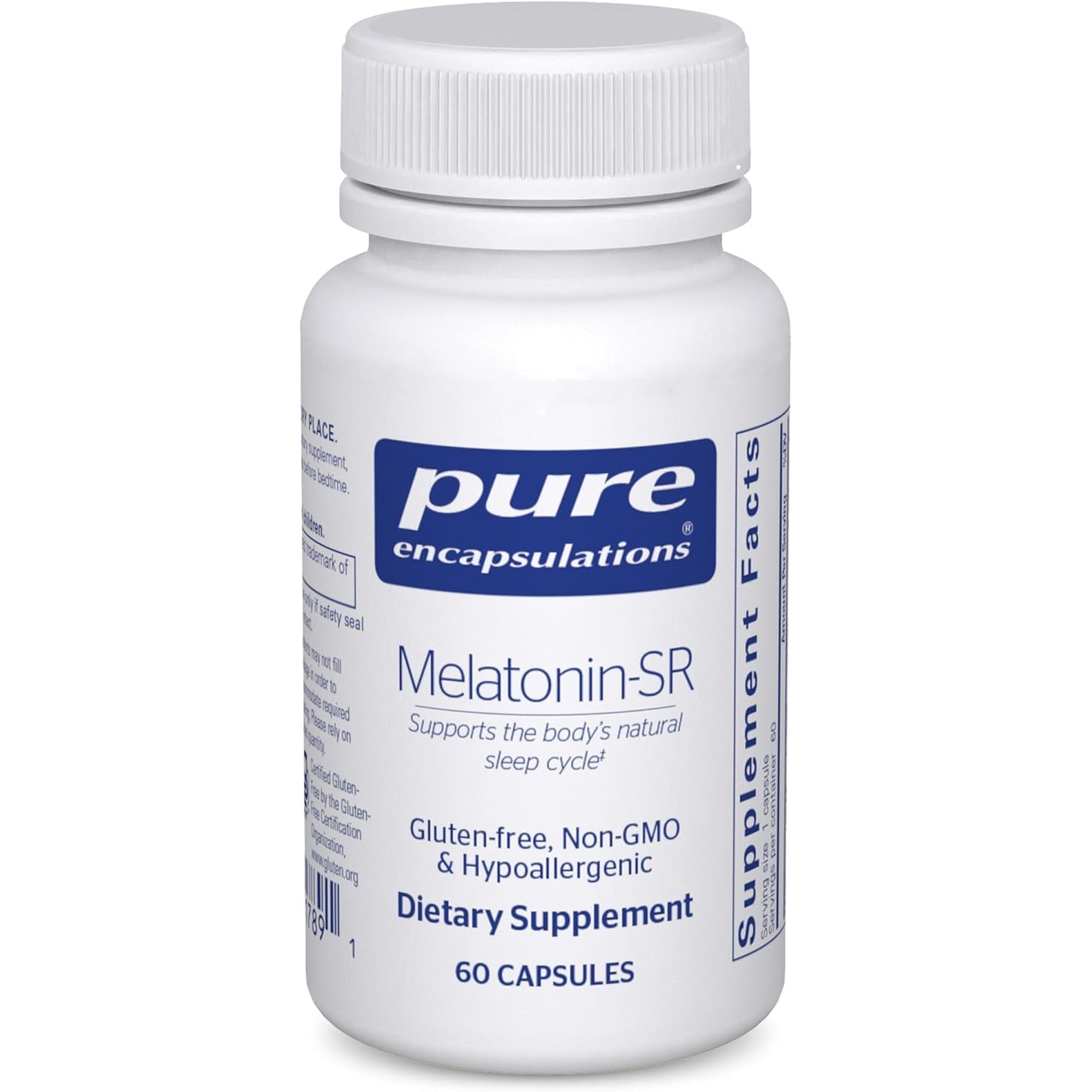 Pure Encapsulations Melatonin-Sr - Extended Release Melatonin - Supports Restful Sleep* - Sleep Supplement - Gluten Free & Vegan - 60 Capsules