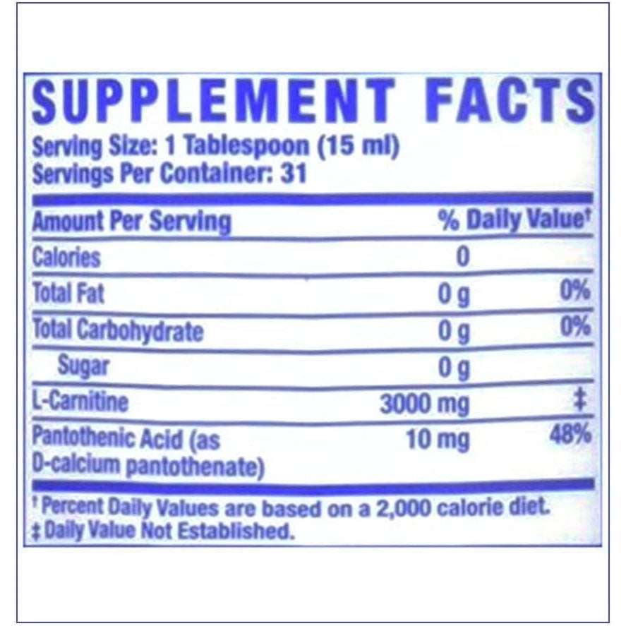 Ronnie Coleman Signature Series L-Carnitine XS 3000 Liquid, Amino Acids Metabolism and Lean Muscle Strength Support, Stimulant Free, Sugar Free, Zero Carbs, Strawberry Kiwi, 16 Oz