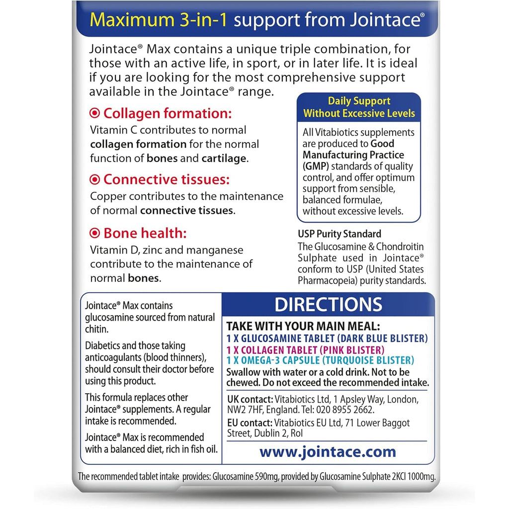 Vitabiotics Jointace Max Tablets - 84 Tablets