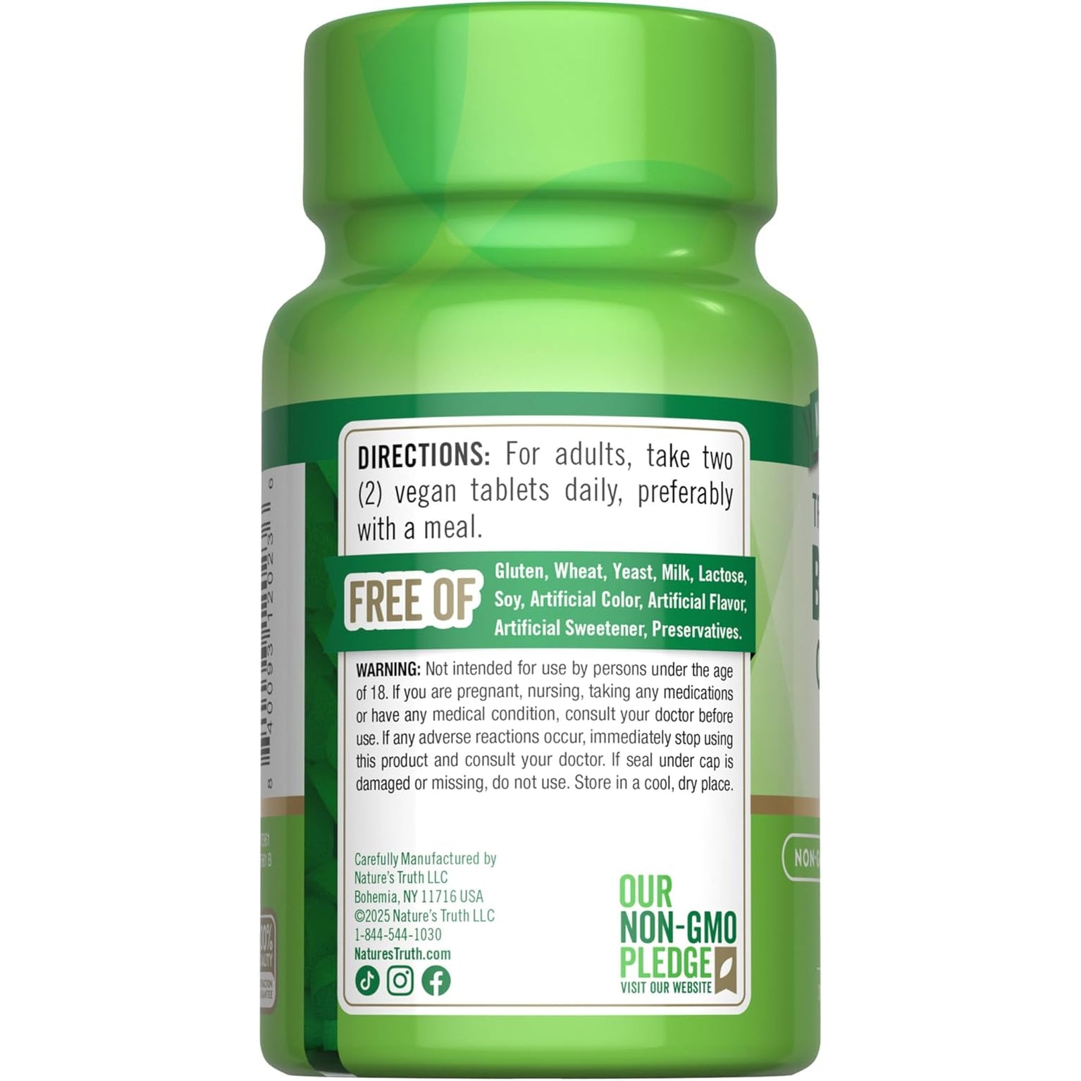 Nature'S Truth Triple Action Boron Complex Supplement | 6Mg | 180 Count | Vegan, Non-Gmo & Gluten Free Mineral Support