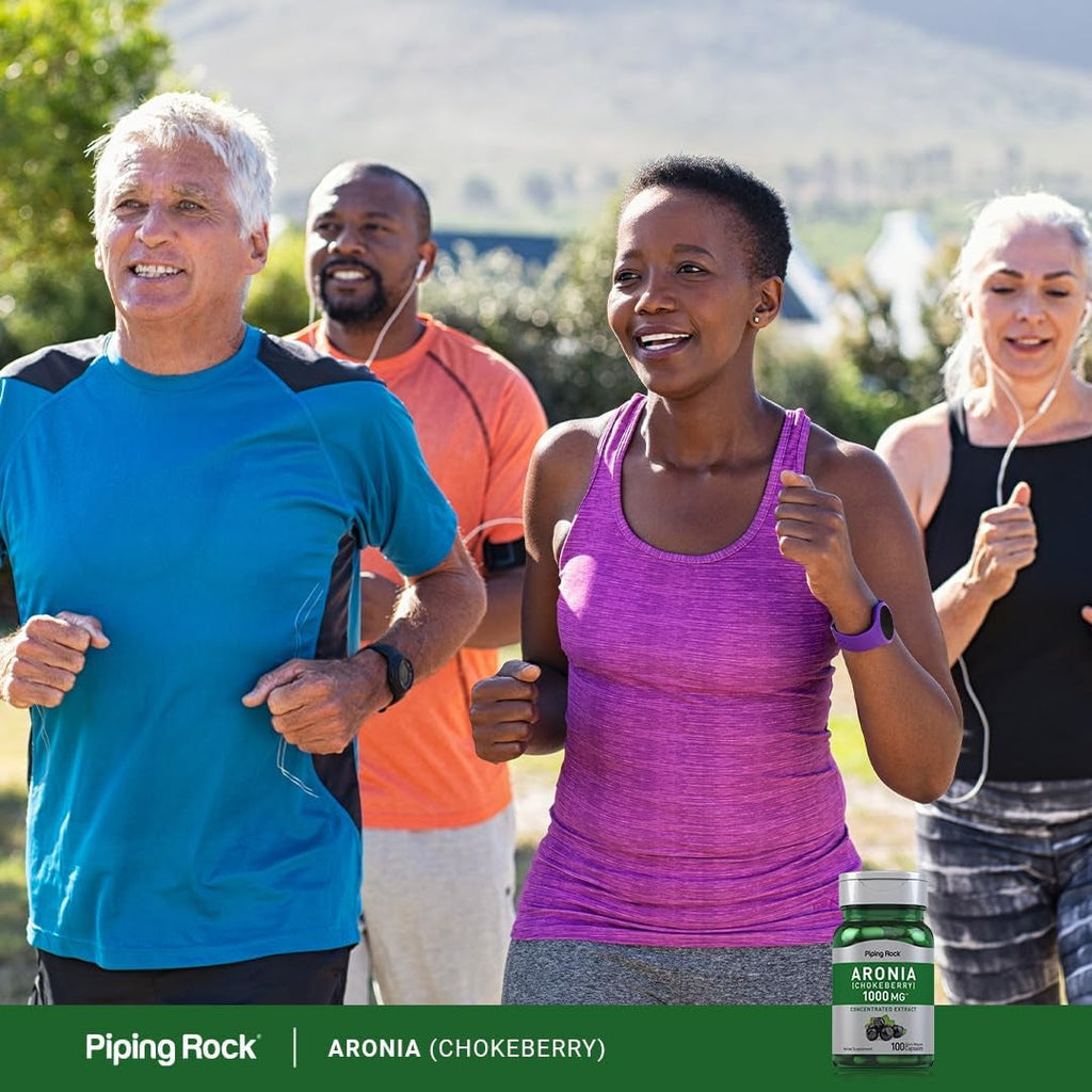 Piping Rock Aronia Berry Capsules | 100 Pills | Chokeberry Herb Extract | Supplement Concentrate | Non-Gmo, Gluten Free