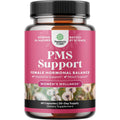 PMS Support Supplement for Women – Hormone Balance for Women & Menstrual Discomfort with DIM, Chasteberry, Black Cohosh & Ashwagandha - for Period Cramps Ease, Menopause Bloating, Mood Swing – 60 Ct