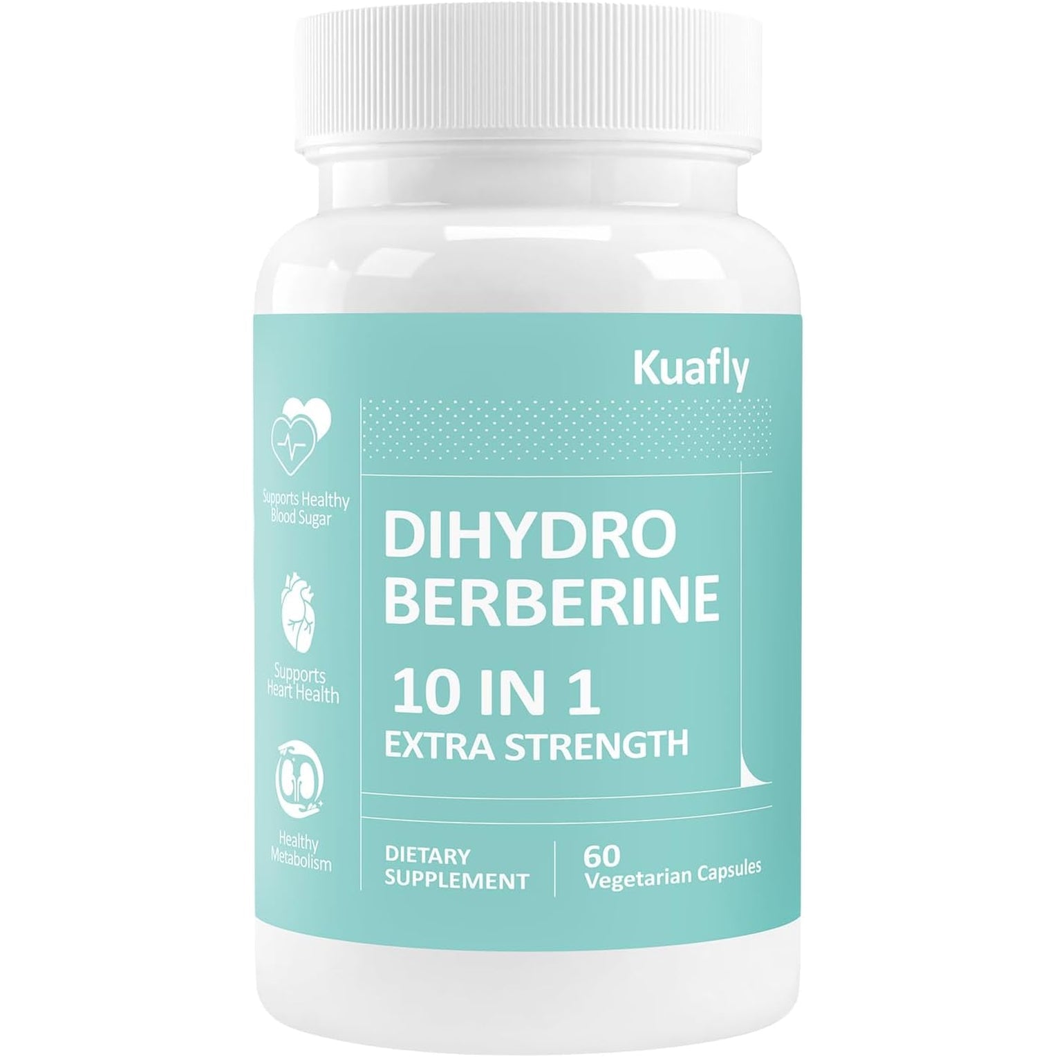 Dihydroberberine Supplement Hcl 750Mg – Enhanced Absorption Complex with Ceylon Cinnamon, Bitter Melon, R‑ALA, Milk Thistle – Supports Healthy Glucose Metabolism, Heart & Immune Health – 60 Capsules