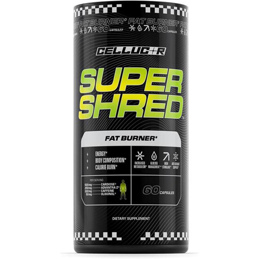 Cellucor Super Shred™ Fat Burner | Thermogenic Power & High Stimulant Energy | 60 Capsules