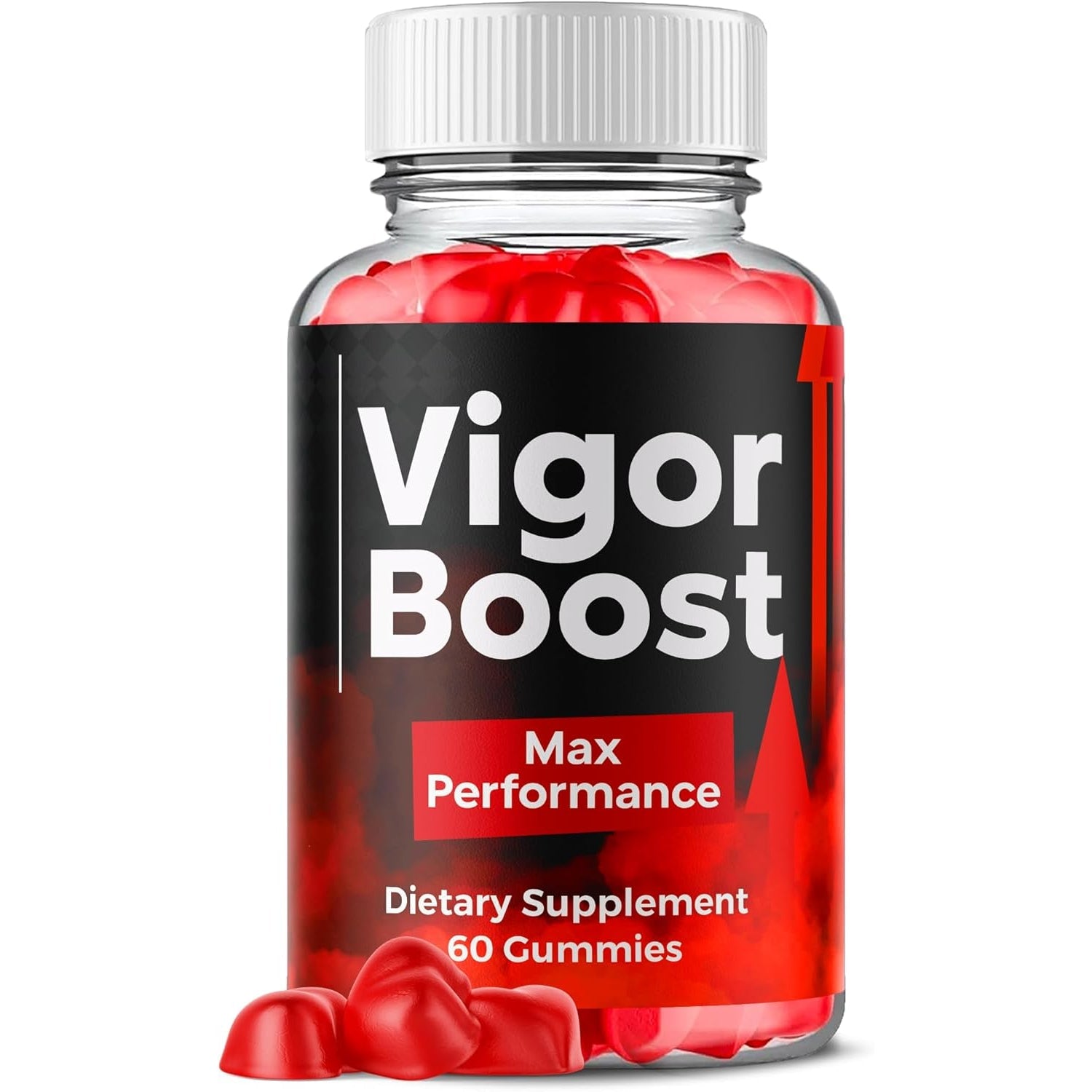 Vigor Boost Gummies for Men, Vigorboost Male Support Gummys with Natural Ingredients, Advanced Vigor Boost Maximum Strength Premium Vitamin Gummy for Men'S Health and Wellness (60 Gummies)