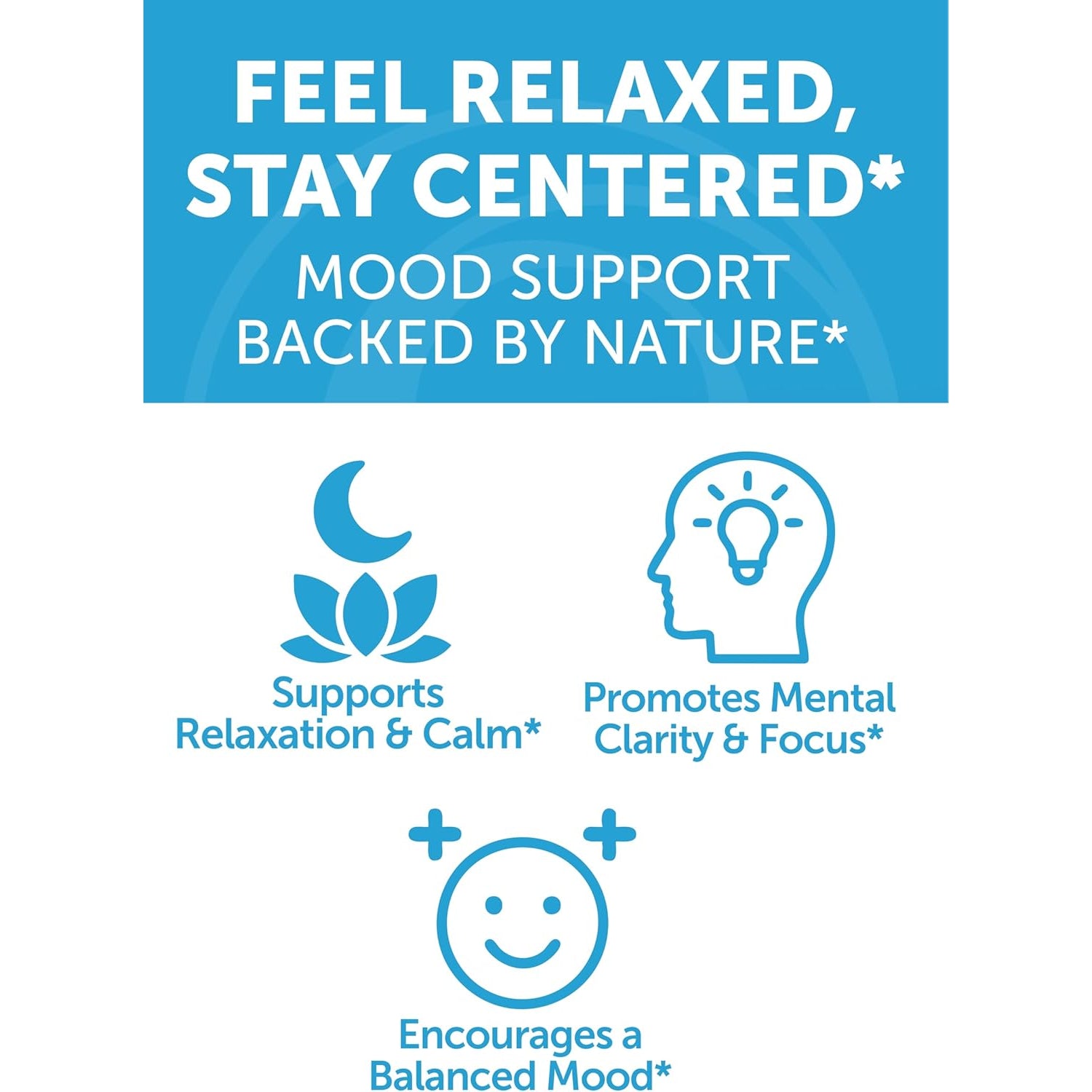 Lunakai USA Made Calm & Stress Relief Gummies – Delicious GABA + L-Theanine Calming Supplement for Adults & Kids – Natural Stress Support, 60Ct
