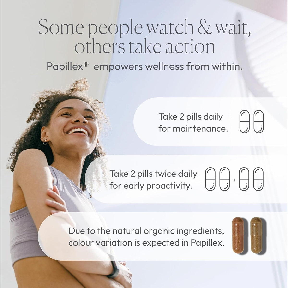 Papillex Dietary Supplement Tablets All Natural Immune Support - Immunity Defense - Best Immune System Booster - Organic 60 Capsules Bottle (Single Bottle)
