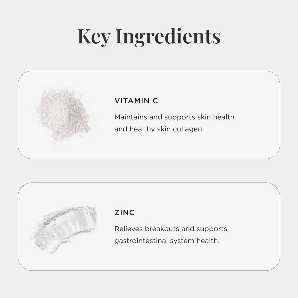 Jshealth Skin and Digestion Formula. Clear Skin Supplement with Zinc, Burdock, Turmeric. Supports Healthy Skin and Digestive Comfort. Vegan (60 Tablets)