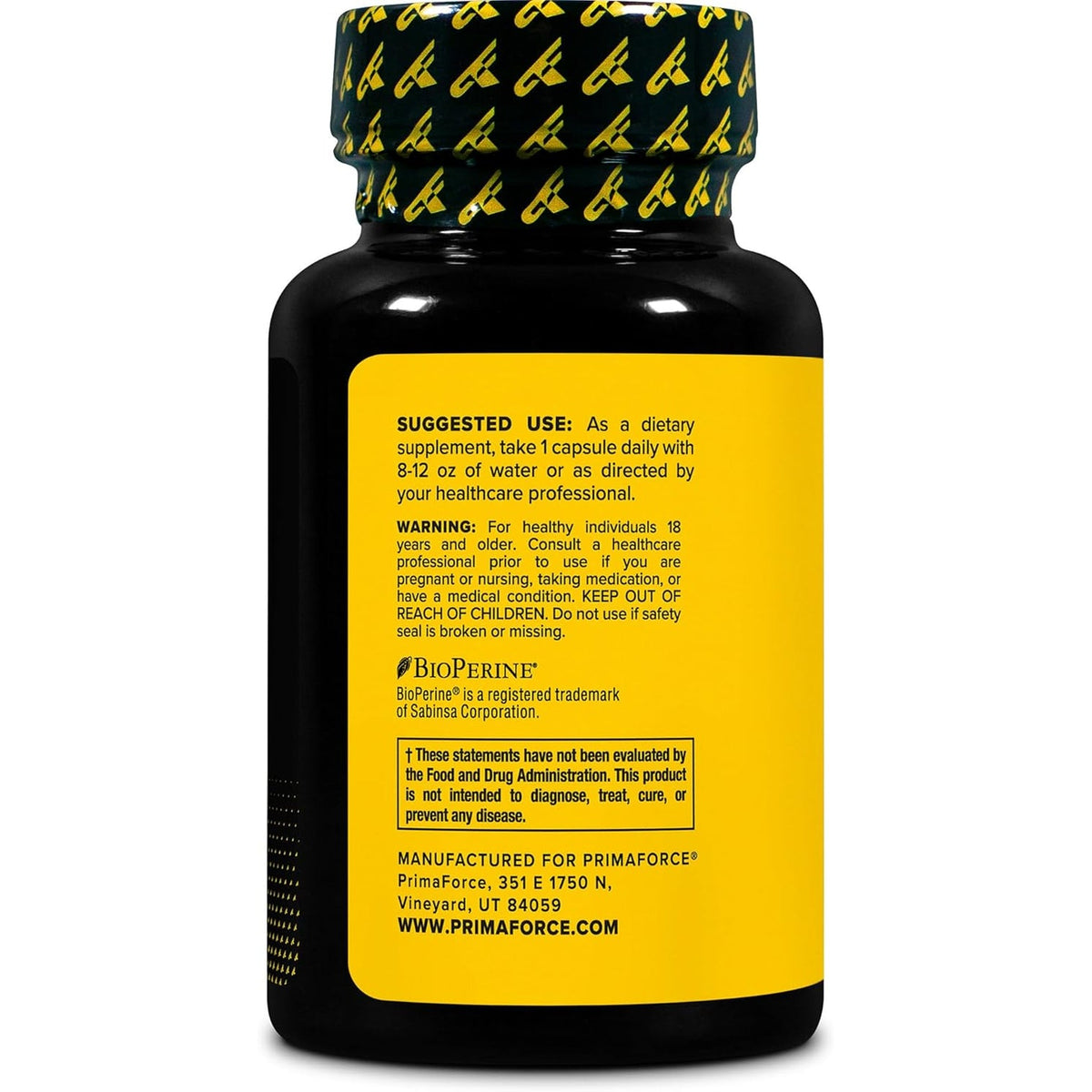 Primaforce DIM Supplement (Diindolylmethane) 300Mg, 60 Vegetarian Capsules - with Bioperine Black Pepper Extract for Enhanced Absorption, GMO Free, Gluten Free