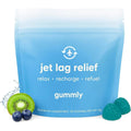 Jet Lag Remedy for Travel Gummies • No Jet Lag Pills Alternative • Travel Essentials • Support Adjustment to Time Zones and Circadian Rhythm • Delicious Tropical Berry Flavor • 20 Gummies 3-5 Trips