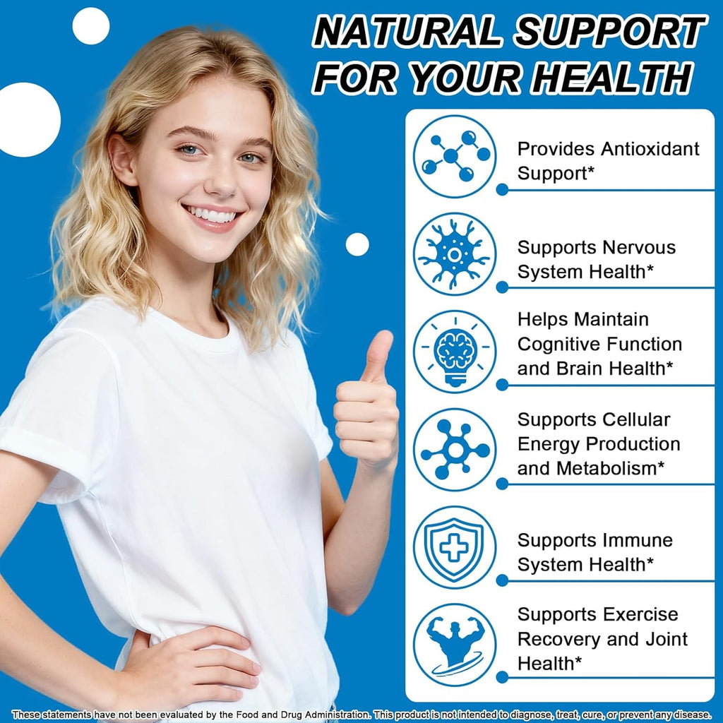 Alpha Lipoic Acid Liquid Drops 1000Mg with Stabilized R-ALA, Antioxidant Supplement for Metabolism, Nerve & Brain Health, Anti-Aging, Fast Acting Liquid Alpha-Lipoic Acid than Capsules Gummies丨 Vegan