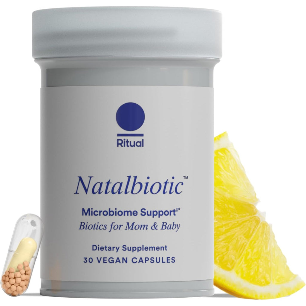 Ritual Prenatal Probiotics for Women - Support Microbiome, Gut, Digestive, Vaginal, and Baby’S Immune Health** - Natalbiotic for TTC, Pregnancy, Postpartum - Vegan - Citrus - 30 Capsules - 30 Servings