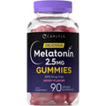 Carlyle Melatonin 2.5 Mg Gummies | 90 Count | Berry Flavor Gummy Supplement | Vegan, Non-Gmo, Gluten Free