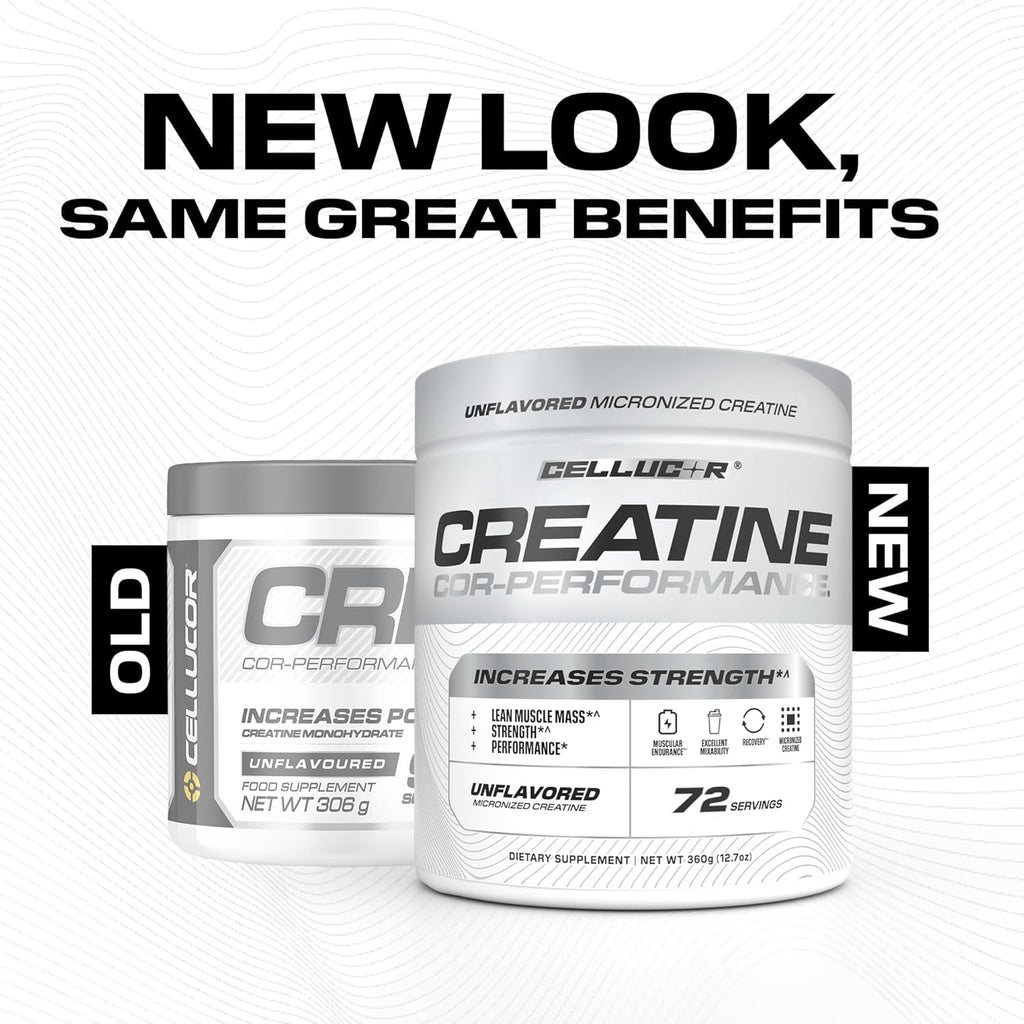 Cellucor Cor-Performance Creatine Monohydrate for Strength and Muscle Growth, 72 Servings