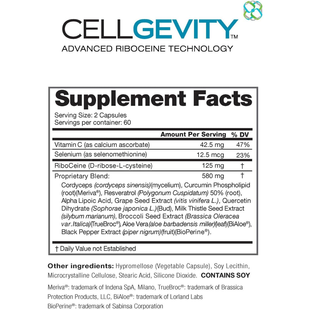 Advanced Riboceine Technology, 120 Vegetable Capsules, 60 Servings