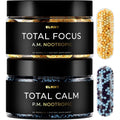 AMPM Nootropic Total Focus + Calm 9X Strength W. Caffeine, L-Theanine, Alpha GPC, L-Tyrosine, Ashwagandha - X-Release Energy Pills Nootropics Brain Support Supplements for Memory and Focus Supplement
