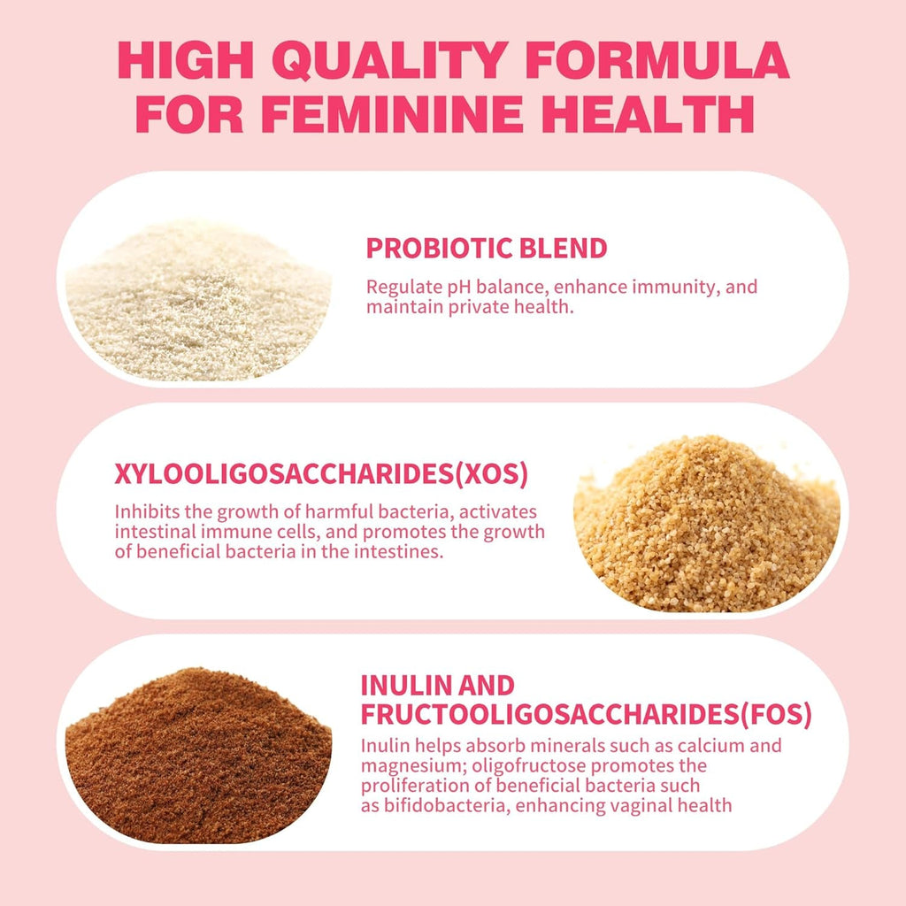 BAKAKOUL Vaginal Probiotic with Prebiotics & Lactobacillus Probiotic Blend Ph Balance for Women,Vaginal Health Supplement,Reduce Vaginal Odor & Vaginal Flora,100 Count (Pack of 1)