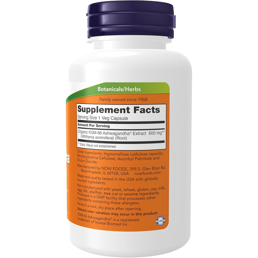 Now Supplements, KSM-66 Ashwagandha®, Stress and Sleep Support, 90 Veg Capsules