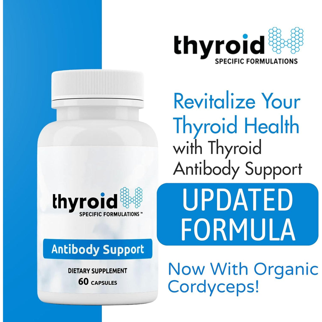 Antibody Support - Thyroid Antibody Support Combines Nigella Black Cumin Seed, Selenium and Inositol to Help Lower Thyroid Antibodies and Thyroid Cells