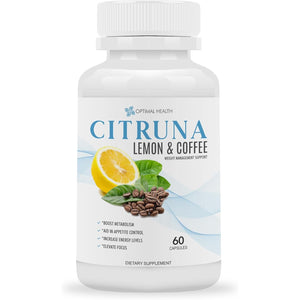 Lemon and Coffee Fat Burner - for Men and Women - Burn Fat, Boost Metabolism, Increase Energy Levels, Aid in Appetite Control, Elevate Focus - 60 Capsules