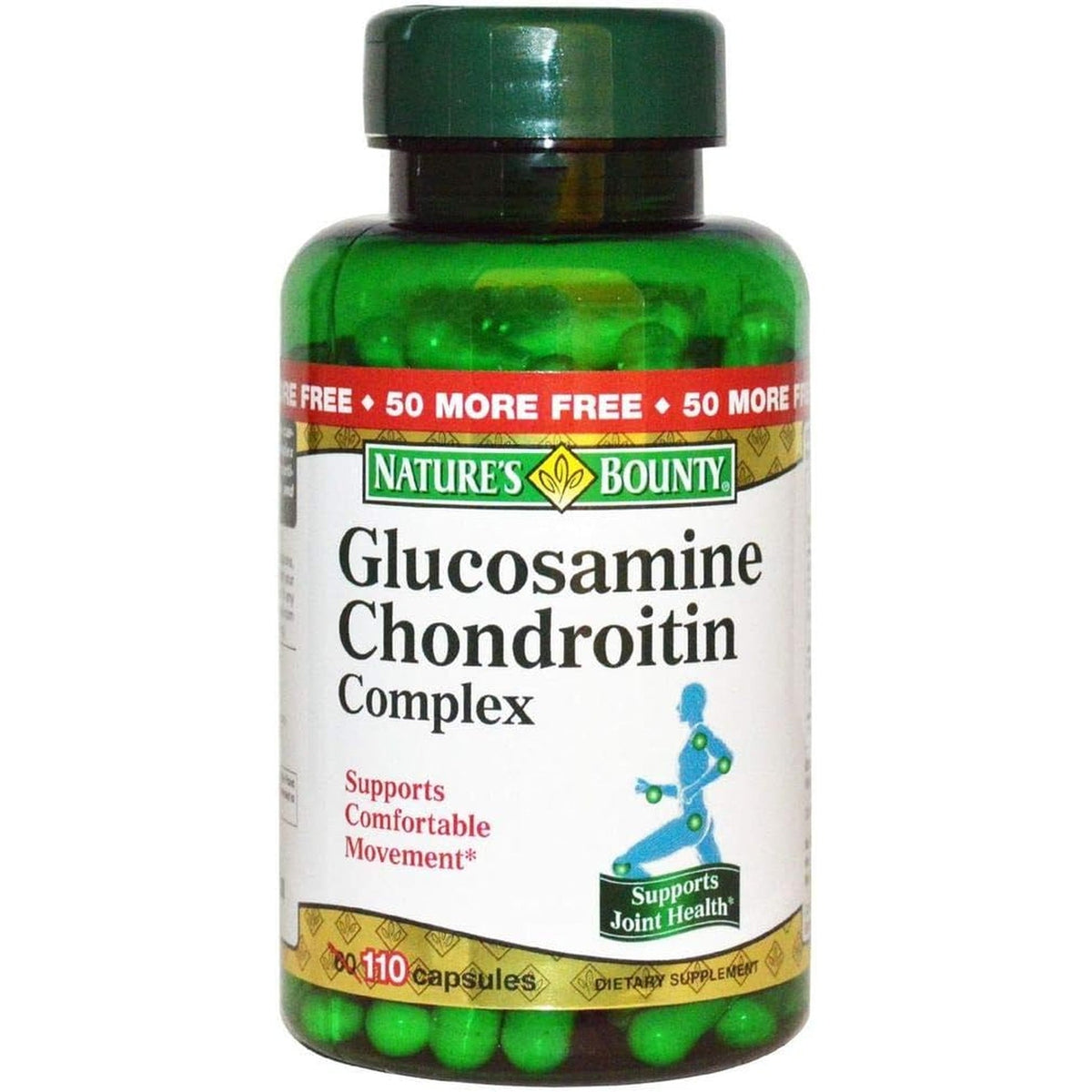 Nature'S Bounty Glucosamine Chondroitin Complex, 110 Capsules (Pack of 2)