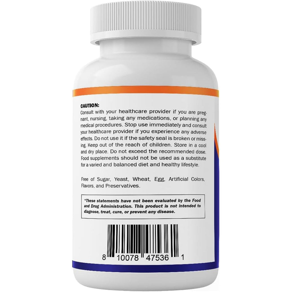 Vitamatic Glucosamine Sulfate Supplement, 1500Mg, 120 Servings, 240 Capsules