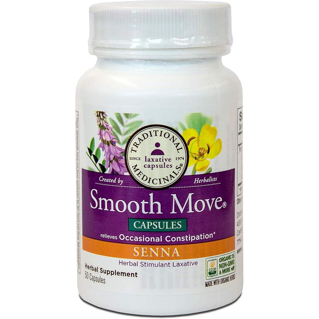 Traditional Medicinals - Smooth Move Senna, 50 Capsules