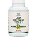 Fruits and Veggies Supplement (Daily Blend of 49 Different Fruits and Vegetables, 23 Veggies and 29 Fruits) 1,500Mg Servings, 180 Capsules (No Fillers, Vegan Safe, Non-Gmo) by Double Wood