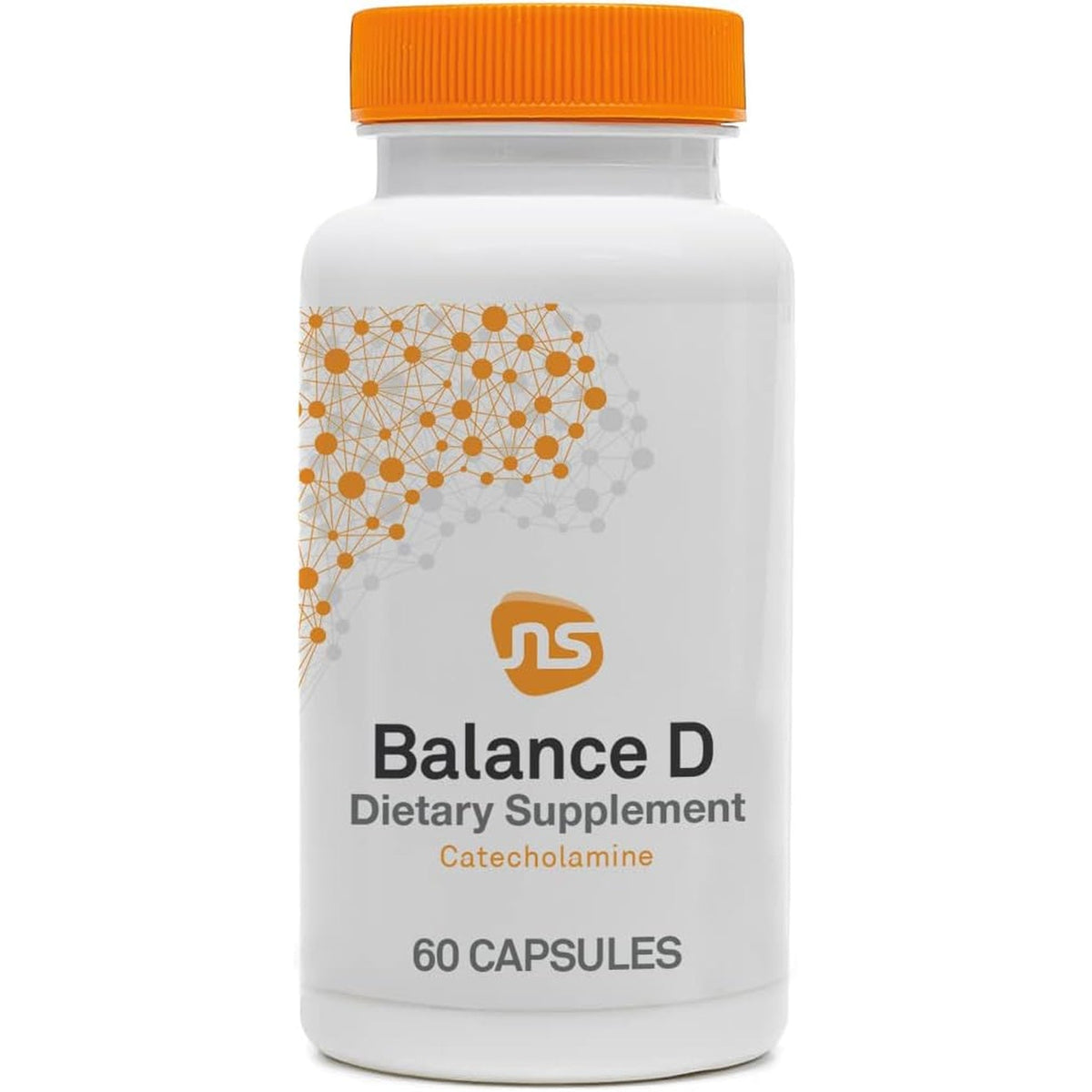 Neuroscience Balance D - Mood Support Supplement for Energy, Focus & Brain Health - Vitamin B6, Folate & More - Aid Dopamine Synthesis for Healthy Craving Control & Cognition (60 Capsules)