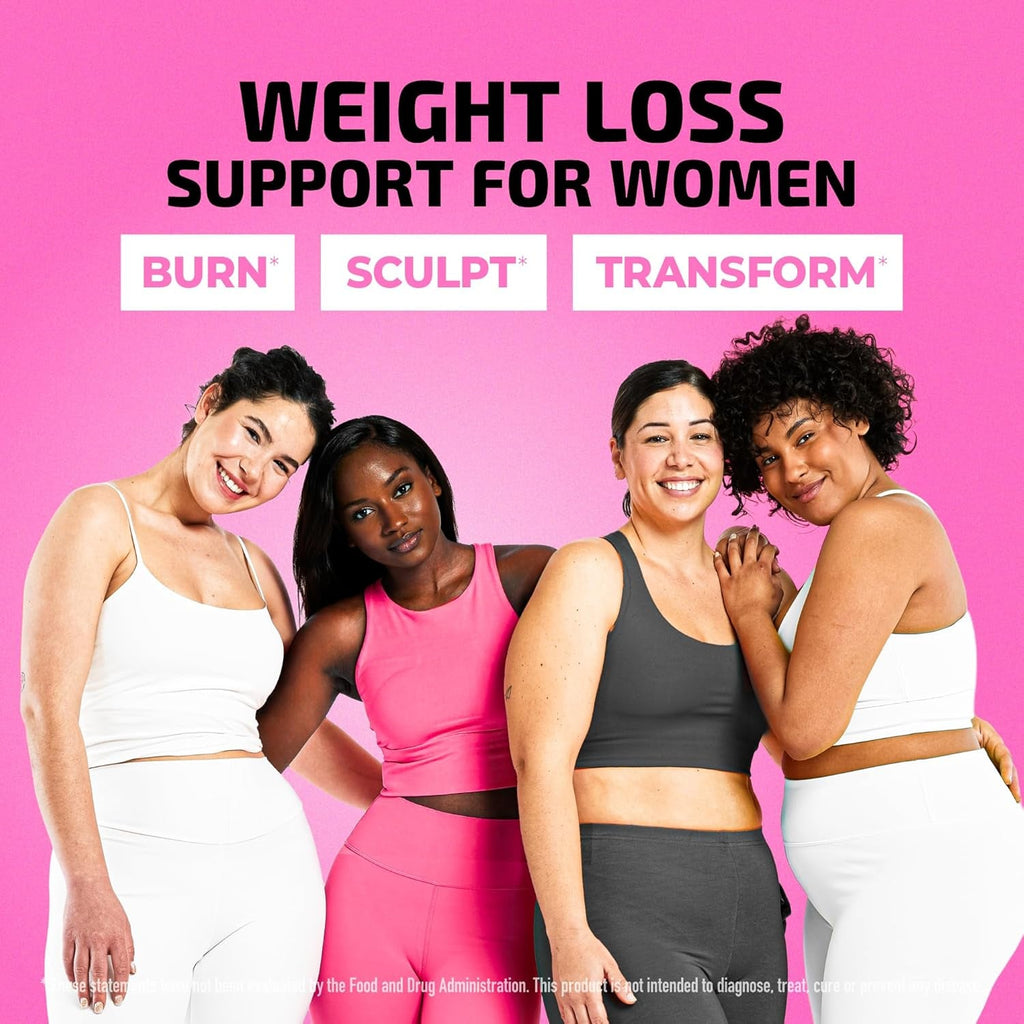 Weight Loss Pills for Women | Fat Burners for Women | Metabolism Booster for Weight Loss Supplement with Raspberry Ketones | Appetite Suppressant, Stomach Fat Burner & Weightloss Diet Pills | 60 Ct