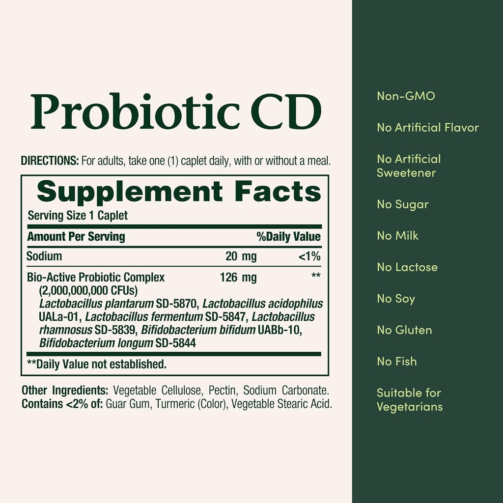 Nature'S Bounty Probiotic 10 Daily Probiotic Supplement for Digestive, Immune, and Upper Respiratory Support, Ultra Strength, 30 Capsules 1 Pack