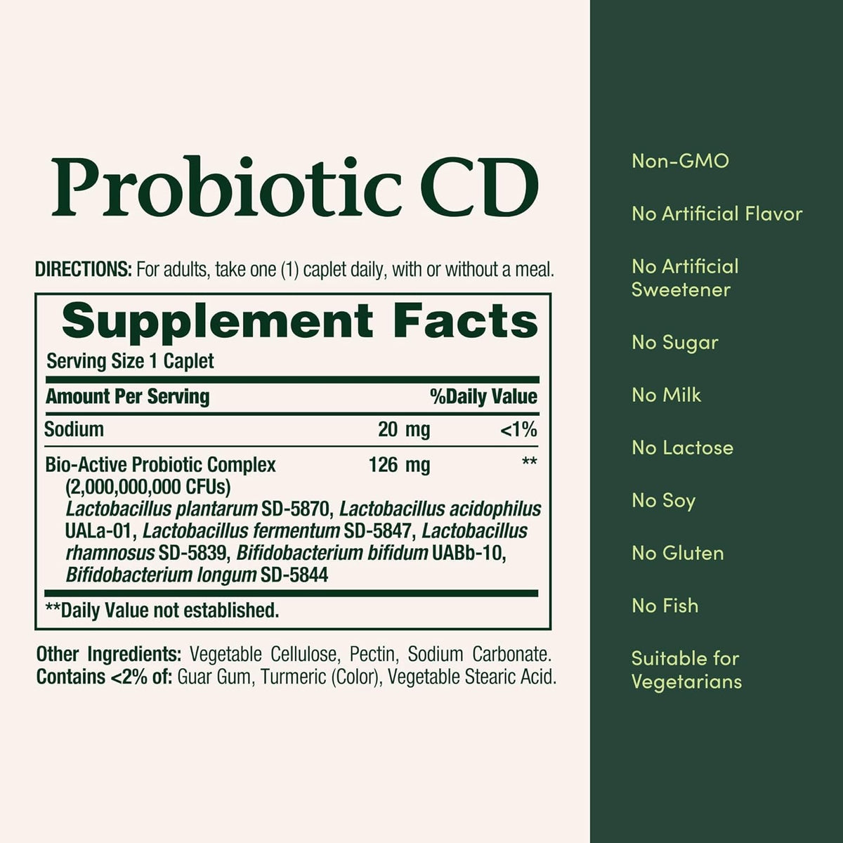 Nature'S Bounty Probiotic 10 Daily Probiotic Supplement for Digestive, Immune, and Upper Respiratory Support, Ultra Strength, 30 Capsules 1 Pack
