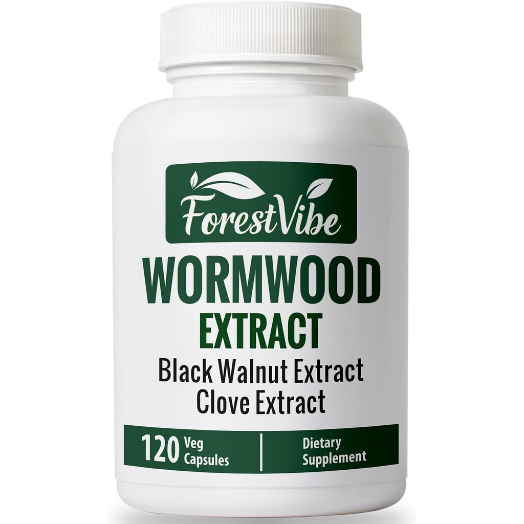 Wormwood Complex with Black Walnut & Clove, 3-In-1 Herbal Blend, Sweet Wormwood Extract Capsules, 120 Vegan Capsules, 2 Month Supply, Non-Gmo & Gluten Free Supplement
