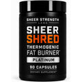 Sheer Strength Labs Burner for Men - Clinically Backed Dose, Strongest Formula - Made in USA - Premium Blend of Rauwolscine, L-Carnitine, Capsaicin. 30 Servings