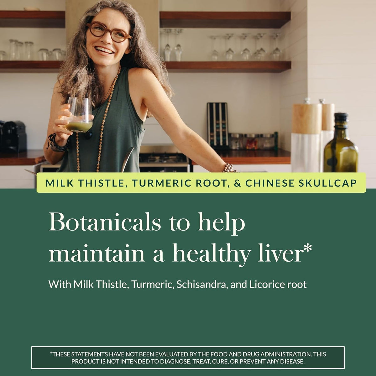 Gaia Herbs Liver Health - Supplement with Milk Thistle, Turmeric Root, Schisandra & Licorice Root for Liver & Cleanse Support* - 60 Vegan Liquid Phyto-Caps (60 Servings)