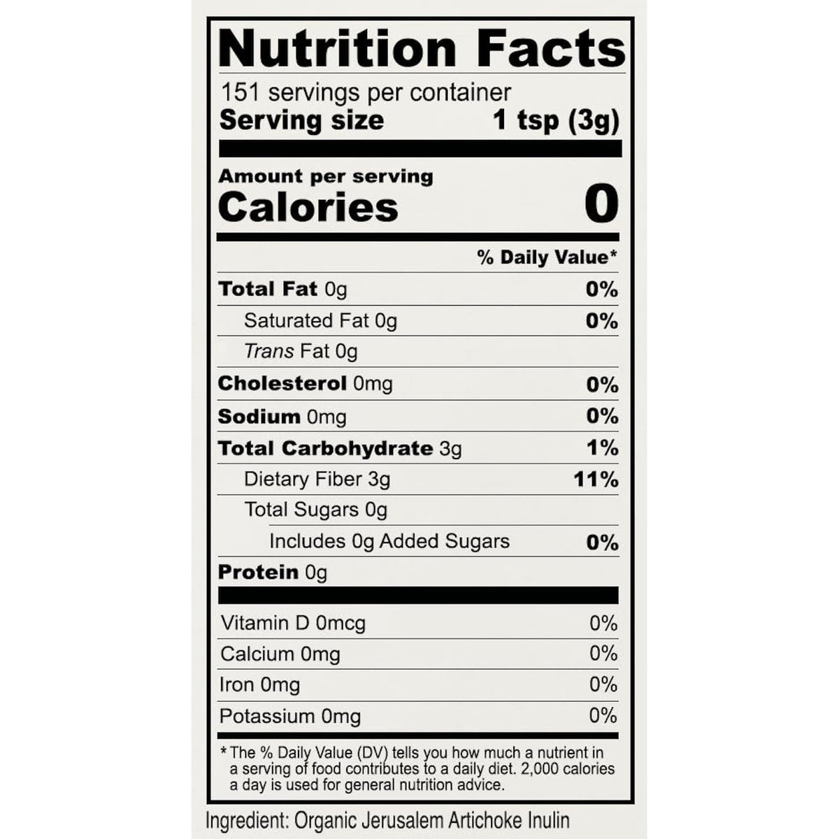 Anthony'S Organic Inulin Powder (1 Pound)