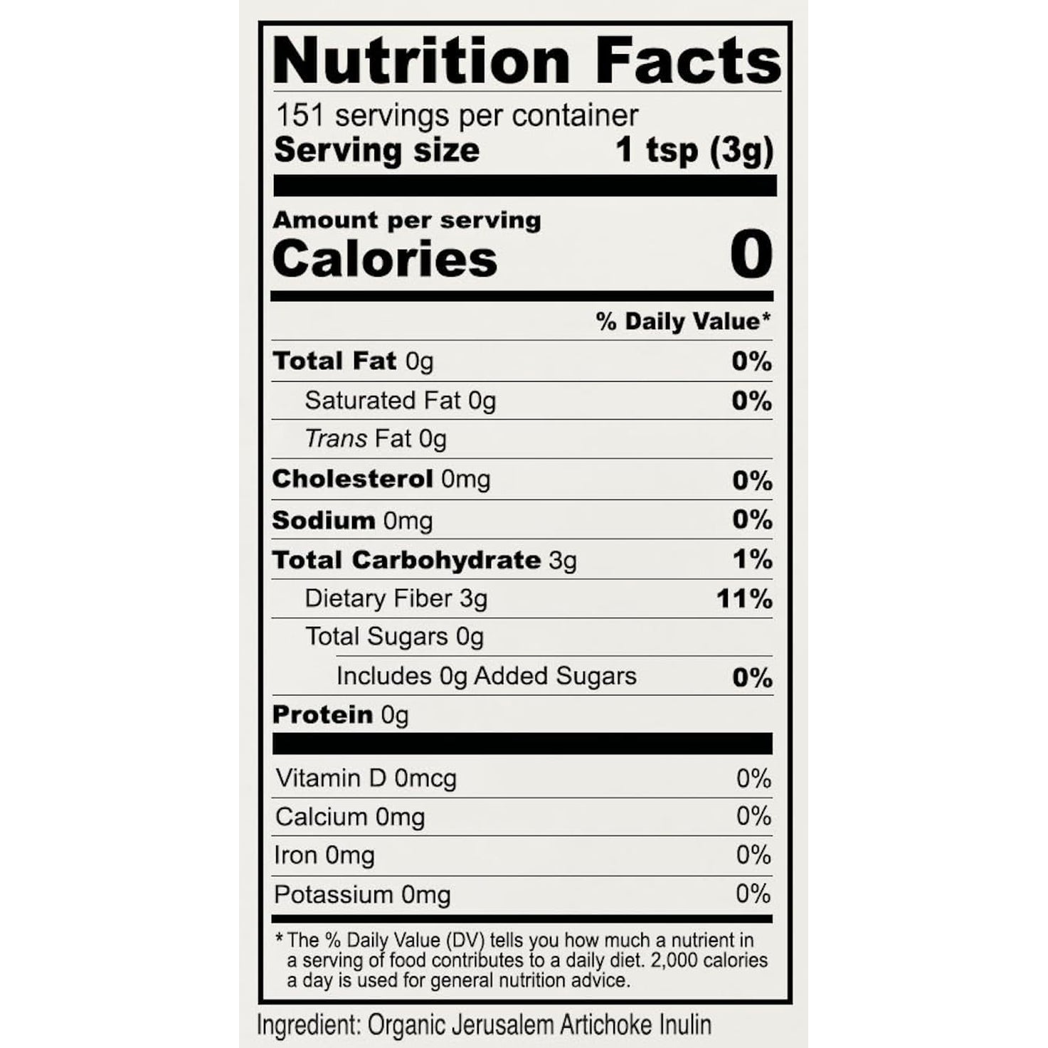 Anthony'S Organic Inulin Powder (1 Pound)