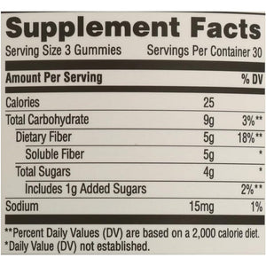 365 by Whole Foods Market, Fiber Gummies, Assorted Natural Fruit Flavors, 90 Count