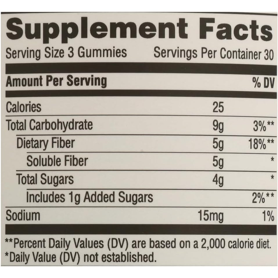 365 by Whole Foods Market, Fiber Gummies, Assorted Natural Fruit Flavors, 90 Count
