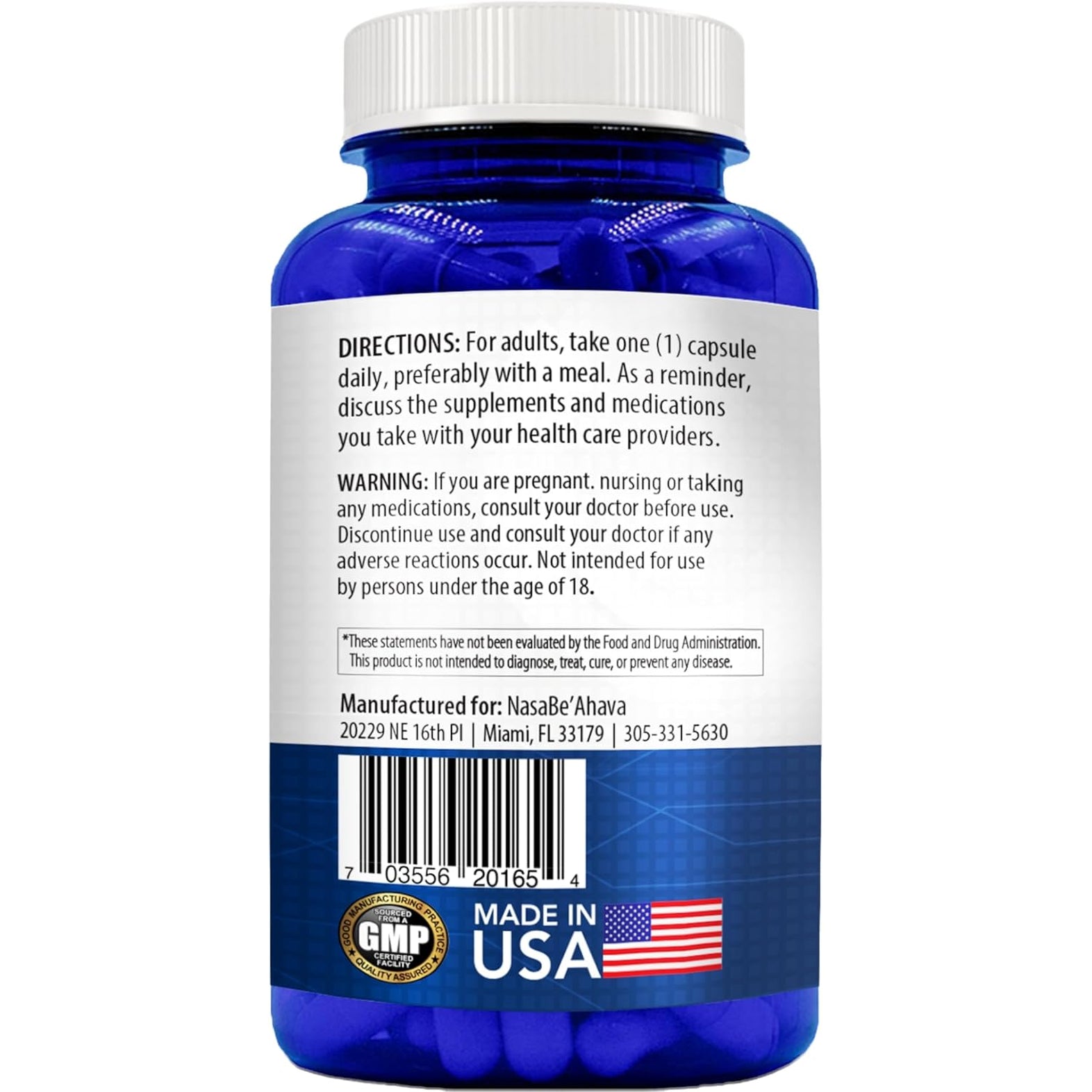SAM-E Supplement 400Mg | Easy Absorption S-Adenosyl-L-Methionine Sam-E 400Mg for Bone and Mood Support Supplement | Made in the USA Non-Gmo and Gluten Free (90 Day Supply)