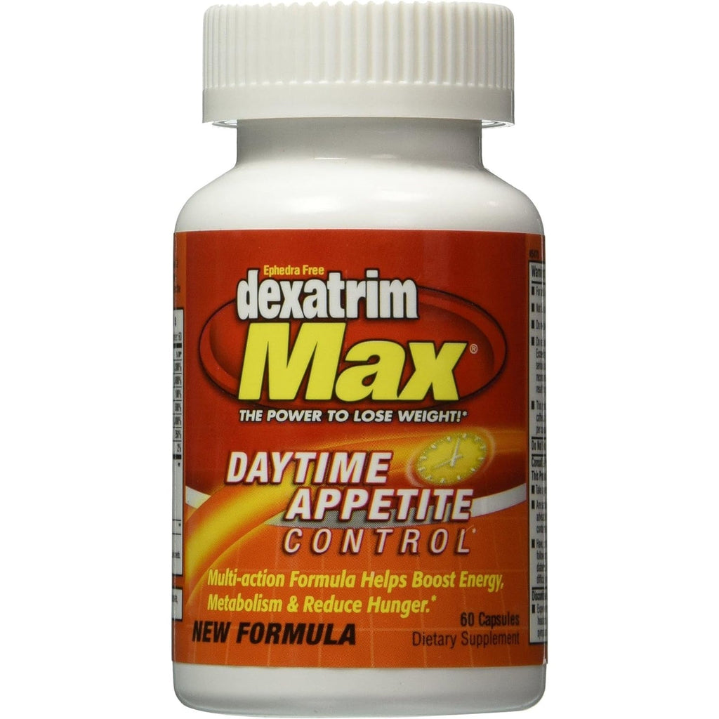 ILIOS Dexatrim Max Daytime Appetite Control – Appetite Suppressant & Weight Loss Supplement for Men and Women – Helps Support Energy & Metabolism – 60 Capsules Packaging
