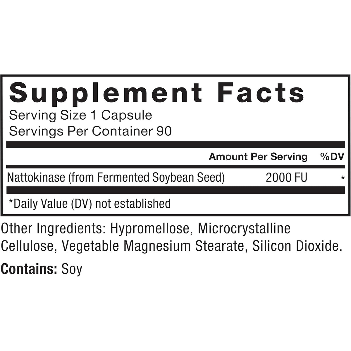 Force Factor Nattokinase 2000 FU, Nattokinase Supplement for Heart Health and Blood Pressure Health, Blood Circulation Pills, Non-Gmo, Vegan, No Gelatin, 90 Vegetable Capsules
