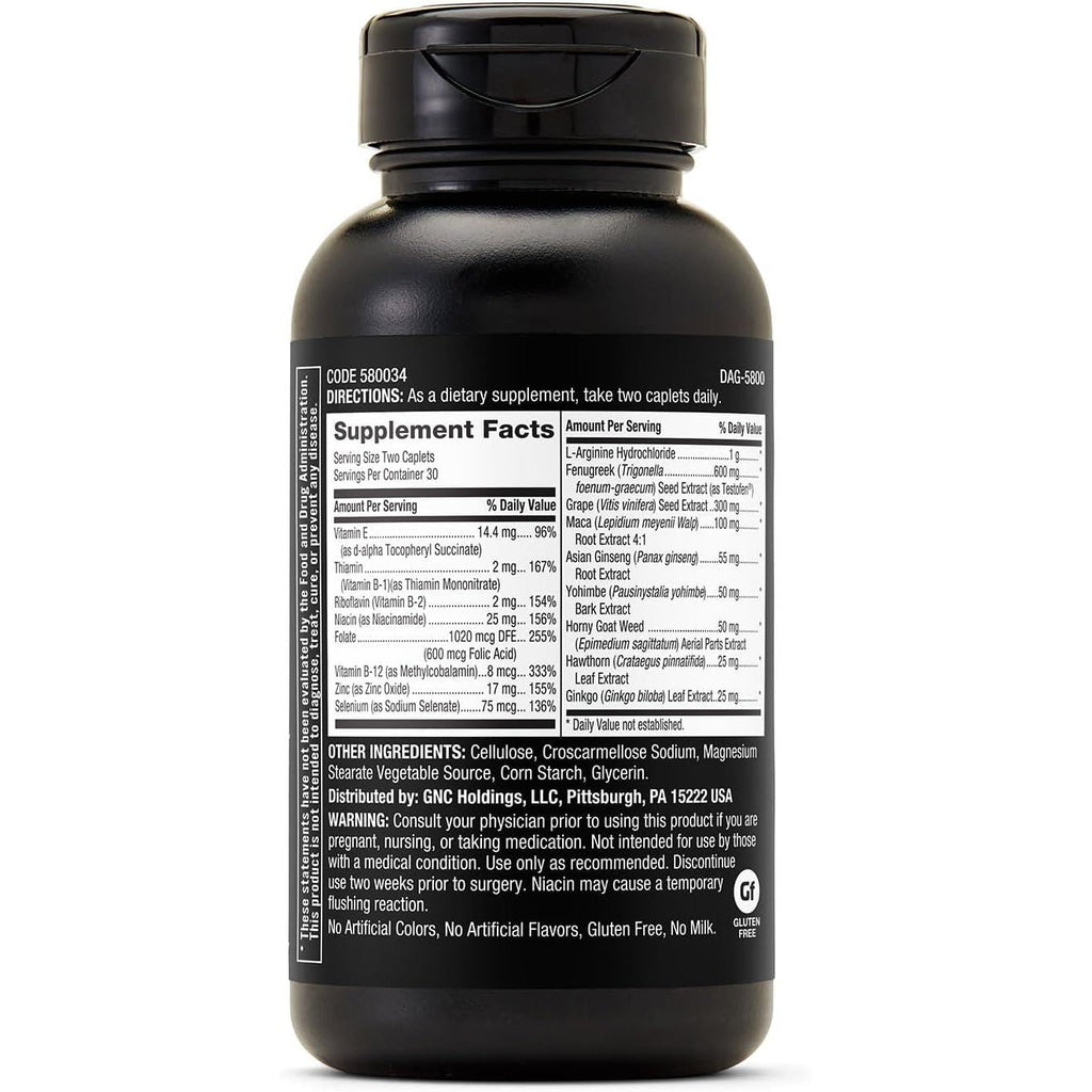GNC Men'S Staminol Ultra, 60 Caplets, Supports Sexual Health and Vitality