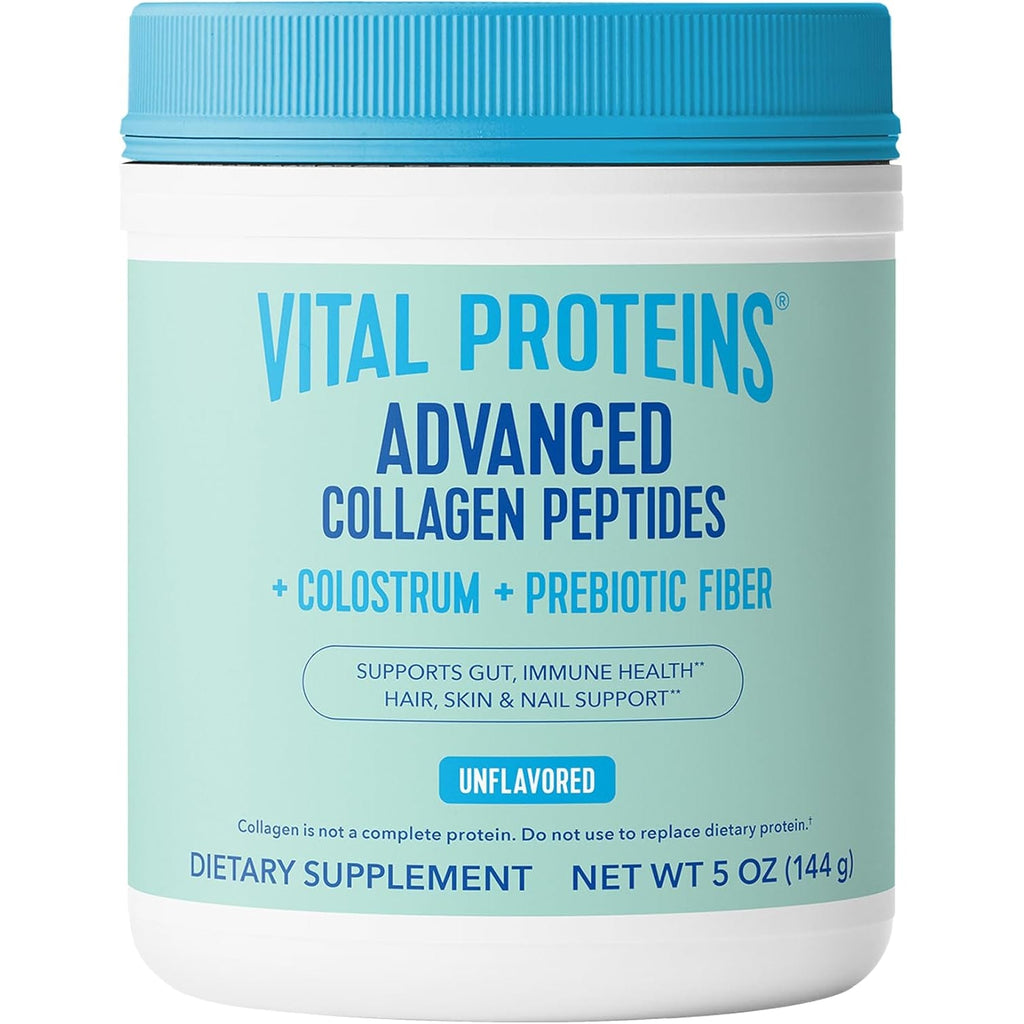 Vital Proteins® Advanced Collagen + Colostrum + Prebiotic Fiber, 2.5G VERISOL® Collagen Peptides, Supports Gut, Immune Health**, Hair, Skin & Nail Support**
