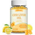 Cod Liver Oil Gummies 1000Mg, Sugar Free for Adults & Kids, Omega-3S & Vitamin A&D 60 Count