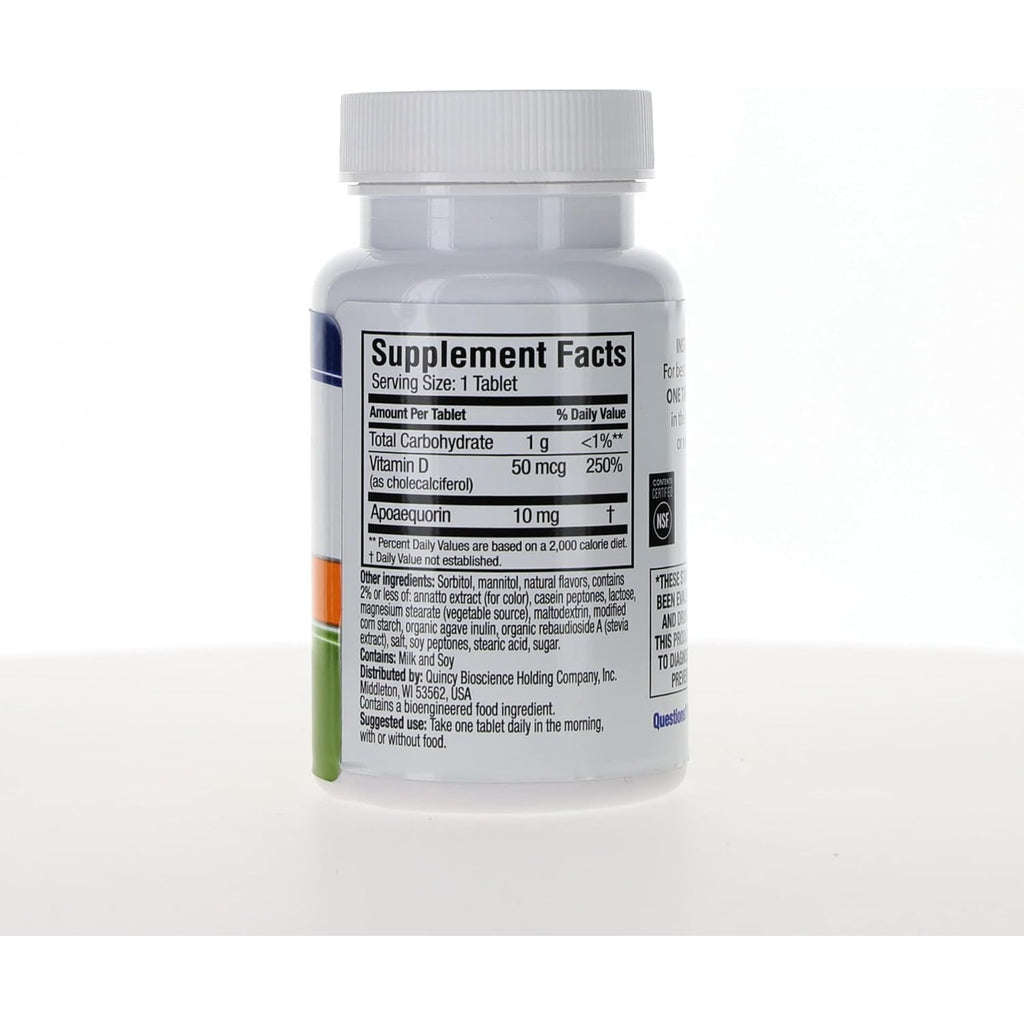 Prevagen Regular Strength Orange Chewables - 60 Tablets (2 Month Supply) | Formulated for Your Brain | 10Mg of Apoaequorin plus Vitamin D3 with 7-Day Pill Minder