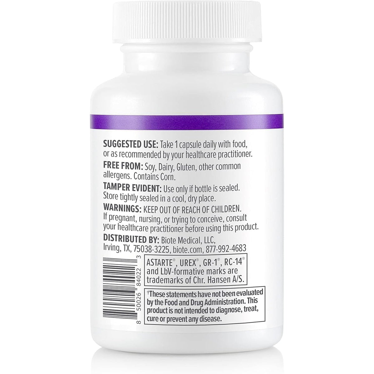Biote Nutraceuticals - Vh Balance - Vaginal Health + Microbiome Support (30 Capsules)