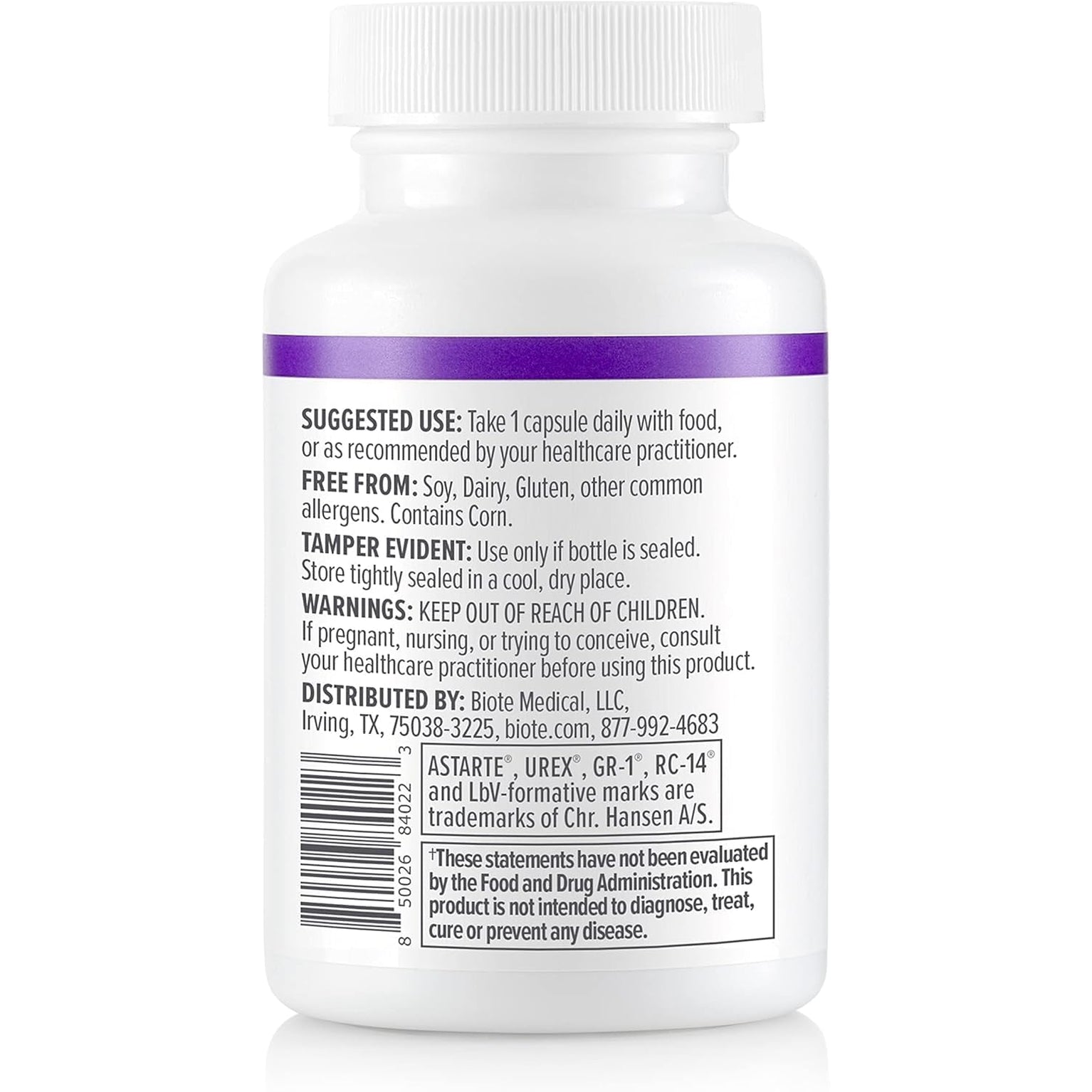 Biote Nutraceuticals - Vh Balance - Vaginal Health + Microbiome Support (30 Capsules)
