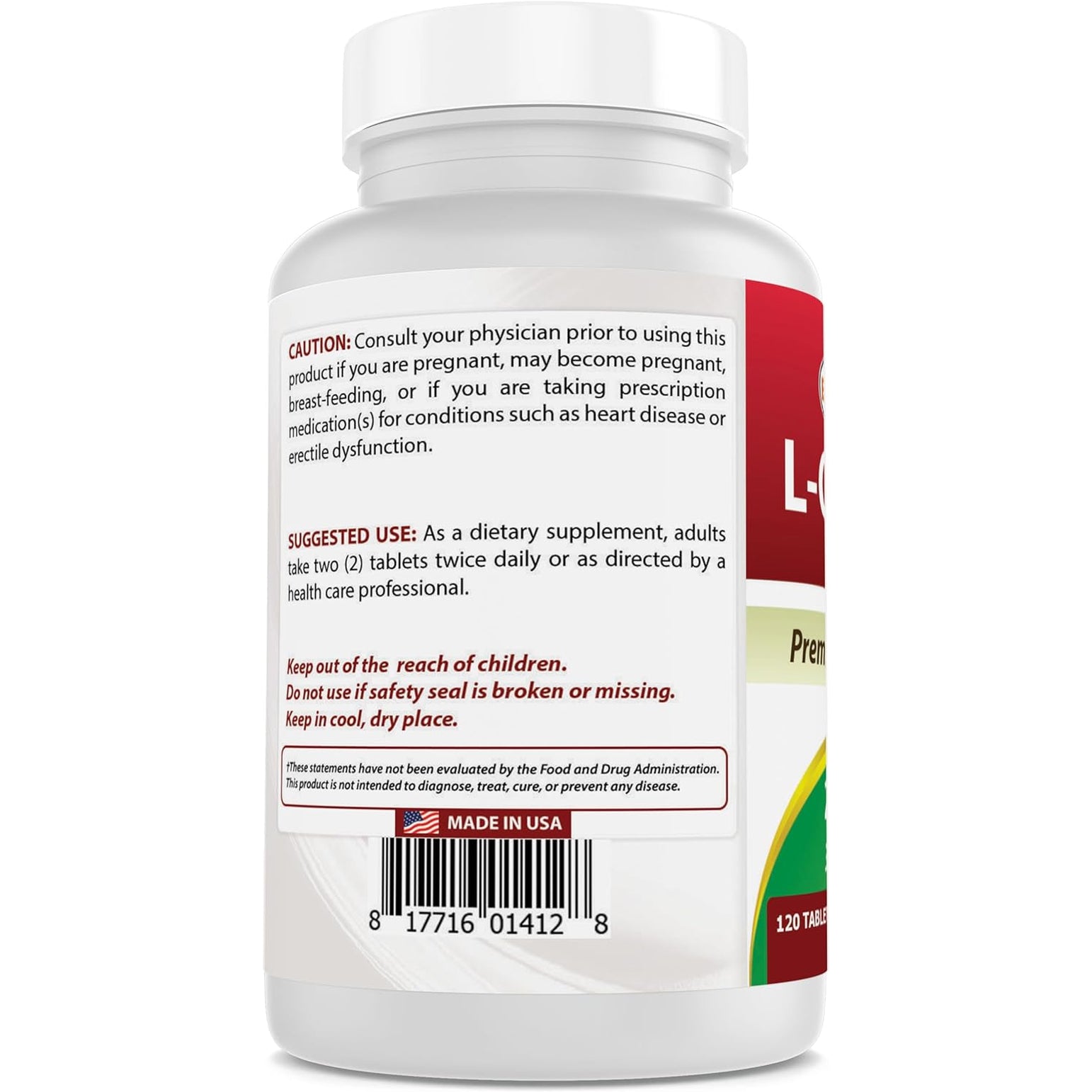 Best Naturals L-Citrulline 2000Mg/Serving - Non-Gmo - Gluten Free - 120 Tablets (120 Count (Pack of 1))