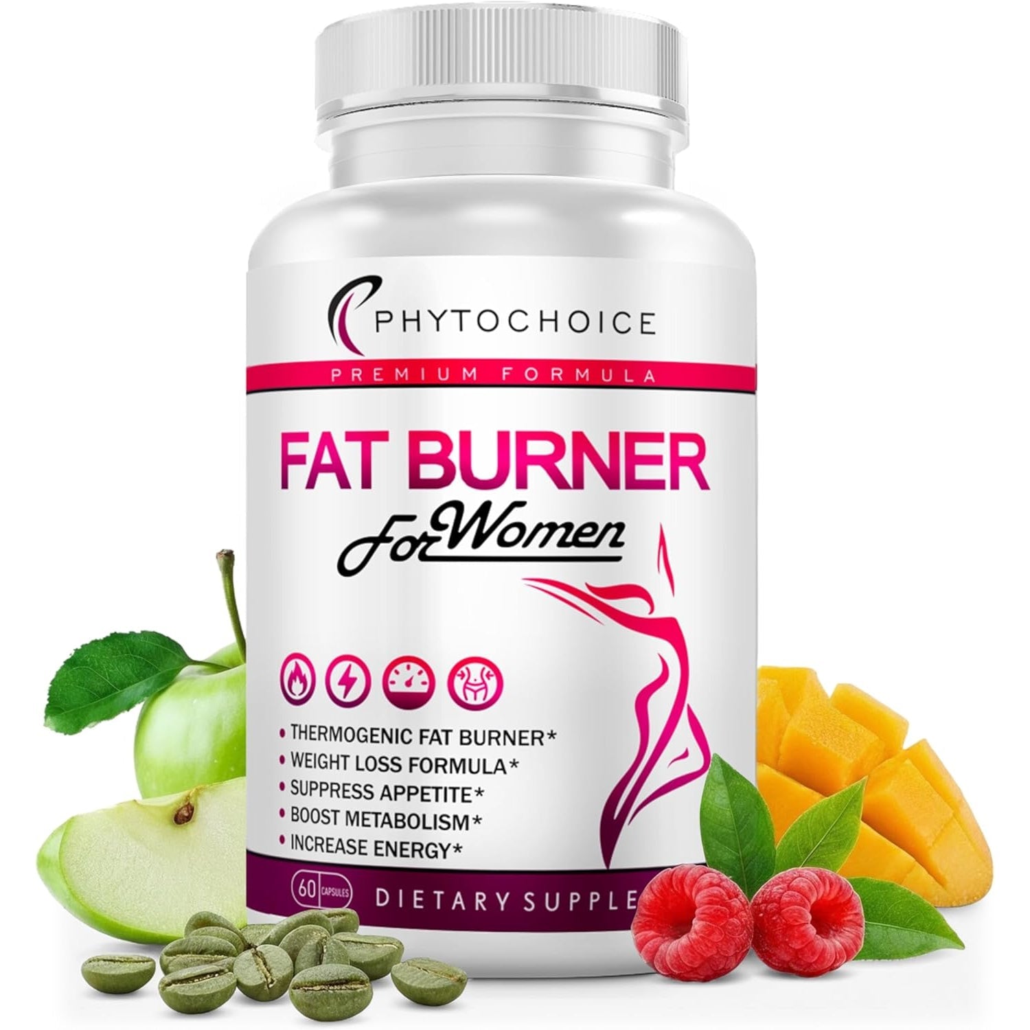 Belly Fat Burner for Women – Powerful Weight Loss Pills That Target Stubborn Belly & Thigh Fat – Thermogenic Metabolism Booster, Appetite Suppressant & Bloating Relief – Advanced Slimming Formula